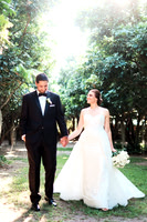First Look & Bride+Groom portraits at Longans (Before and after ceremony)